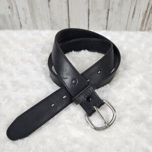 Black Genuine Leather Belts Size 38